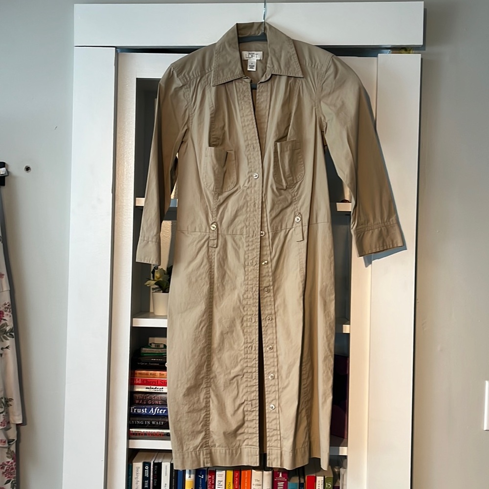Adorable Ann Taylor Loft Shirt dress 2
